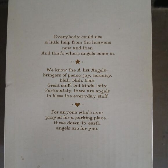 Down to Earth Angel Hallmark Figurine Angel of Good Cheer NEW Open Box Gift Idea - Picture 10 of 12